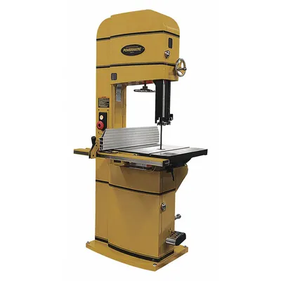 POWERMATIC Band Saw: Vertical, 230/460V AC, 18 in Throat Dp - Vertical, 2,300 to 4,400 SFPM - Two-Speed Wood-Cutting Band Saws