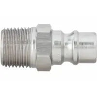 SNAP-TITE Hydraulic Quick Connect Hose Coupling: 3/8 in, 316 Stainless Steel, 3/8"-18 Thread Size (MPN SPHN6-6M)