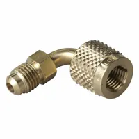 YELLOW JACKET Quick Coupler: 8 1/4 in Lg, 90° Angle, Input 1/4 in Female QC (MPN 19201)