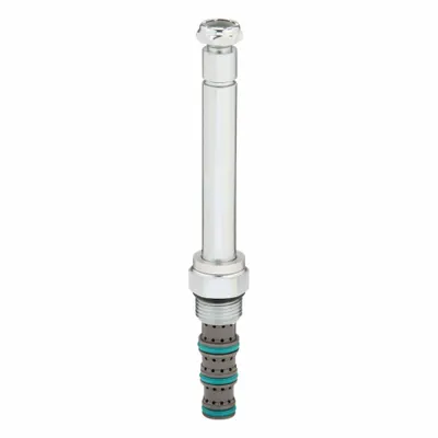 Parker Threaded Cartridge Valve: Steel, Block-Mounted, Three Positions, Normally Open - Solenoid Cartridge Valves