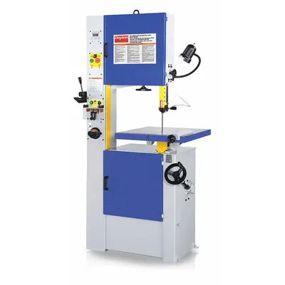 Dayton Band Saw: 15 in Throat Dp - Vertical, 75 to 385 SFPM, 18.0/9.0 A, 1 Phase - Manual Vertical Metal-Cutting Band Saws