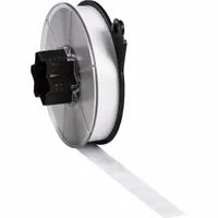 Wraparound Label: 1 1/2 in x 1 in, Vinyl, Black on White, For 10 AWG to 4 AWG Wire Gauge (MPN WRAP-4-417)
