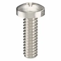 Machine Screw: #0-80 Thread Size, 3/16 in Lg, 316, Stainless Steel, Plain, Pan, Phillips, 50 PK (MPN ZSCRW-703)