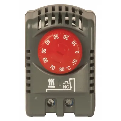 WIEGMANN Thermostat: Heating Only, Celsius, -10°C Temp Setpoint - Min, 80°C Temp Setpoint - Max - Thermostats for Electrical Enclosures