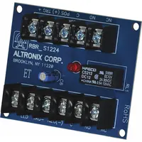 ALTRONIX Ratchet Relay 12/24VDC 20Ma DPDT: Ratchet Relay, 12/24V DC (MPN RBR1224)