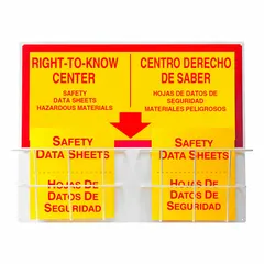 Information Center: Information Center, 24 in Overall Ht, 30 in Overall Wd, 6 3/4 in Overall Dp, Red (MPN SBZRS335). Key specifications — Mounting Hardware Included: No; Mounting Style: Wall-Mount.