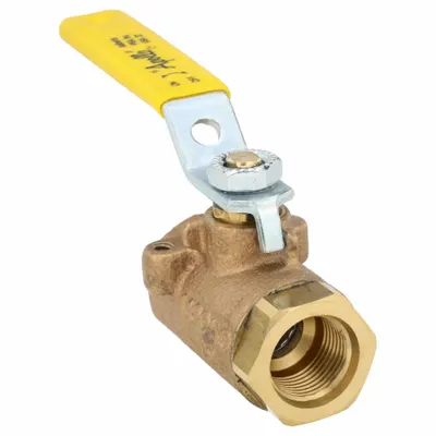 APOLLO Manual Two-Way Ball Valve: 1/2 in, Bronze, Straight, Female SAE x Female SAE - Bronze Ball Valves