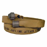 JAFLINE Fire Hose: Double Jacket, 2 1/2 in Hose Inside Dia, 100 ft Hose Lg, Tan (MPN JL250T100-NH250)