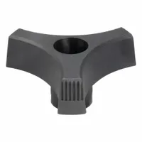 INNOVATIVE COMPONENTS Hand Knob: 3 Point, Plastic w/ Steel Thread, 5/16"-18 Thread, 2.52 in Dia (MPN GN5C- - - - RT7--21)