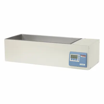 THERMO SCIENTIFIC Water Bath: 35 L Capacity, 100°C Max Temp, Stainless Steel, +/-0.1°C - General Purpose Water Baths