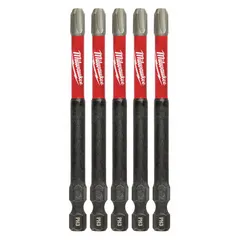 Impact-rated power bit with #3 Phillips (PH3) tip, designed for use with impact drivers. Features a standard hex shank and is made from alloy steel. Suitable for driving fasteners in construction and assembly applications where high torque is required.