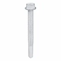 Self Drilling Screw: #12 Size, 2 in Lg, Steel, Climaseal™, Hex, External Hex, 250 PK (MPN 1772000)