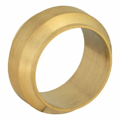 PARKER Compression Fitting Sleeve: 14 mm OD Fitting Size, Compression, Brass - Standard Sleeve Brass Compression Fittings