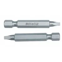 IRWIN Insert Bit: Insert Bit, Imperial/Metric, #3 Bit Size, S3 Bit Industry Size, Std, Hex, 2 PK (MPN IWAF22SQ32)