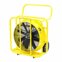 TEMPEST Cooling Fan: 24 in Blade Dia, 230V AC, Mobile, 2 hp, Direct Drive, Aluminum (MPN 913-1064)