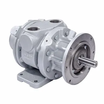 GAST Air Motor: 9 hp, 290 in-lb Torque, 2,000 RPM, 280 cfm, Face, 1 1/4 in NPT - Rotary Vane Air Motors