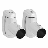 WINGITS Pivot Bracket: 1 3/8 in Overall Wd, 3 in Overall Ht, Zinc, Polished, 2 PK (MPN CRMB-CHM)