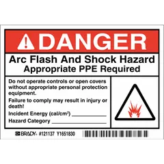 Permanent Adhesive Label: Vinyl, Adhesive Sign Mounting, 3 1/2 in x 5 in Nominal Sign Size, 100 PK (MPN 121137). Key specifications — Sign Mounting Style: Adhesive; Retroreflective Grade: Not Retroreflective; Glow In The Dark: No.
