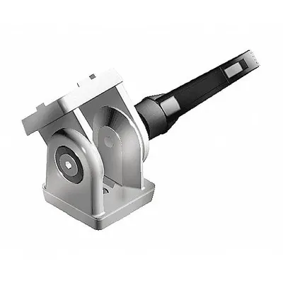 FATH INC. Pivot Joint: 38 mm x 38 mm, 15 Series, For 8 mm Slot Wd, Silver, Zinc - Locking-Lever Pivot Joints