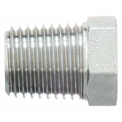 AEROQUIP Hydraulic Hose Plug: Carbon Steel, 1/8 in Fitting Size - Hydraulic Hose Plugs