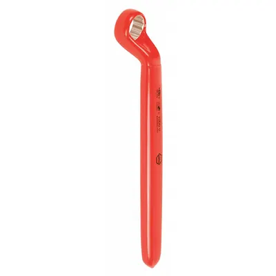WIHA Box End Wrench: Chrome, 5/8 in Head Size, 8 in Overall Lg, Offset - SAE, Single End, 12-Point, Box End Wrenches