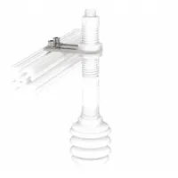 PIAB Mounting Brackets: M25 Compatible Vacuum Assembly Thread Size, 70.1 mm Overall Lg, MB25S