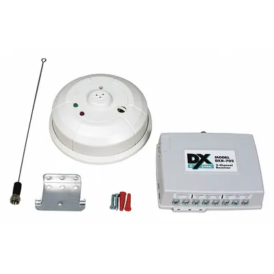 LINEAR Carbon Monoxide Detector Transmitter: 11 to 17V DC/12 to 16V AC Volt, Sound Alert - Carbon Monoxide Detectors for Fire Alarm Systems