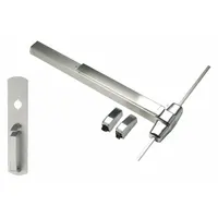 VON DUPRIN Surface Vertical Rod: 3 ft Max Door Wd, Stainless Steel (MPN 9827TP 3 32D)
