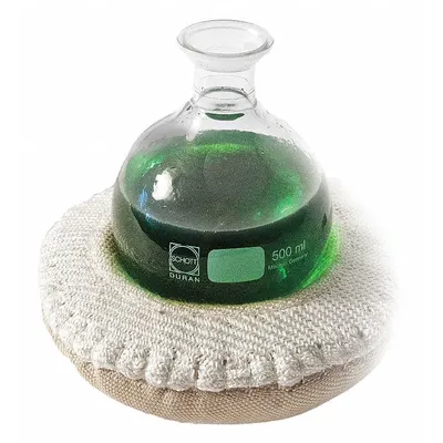 BRISKHEAT Heating Mantle: 5 L Capacity, 600 W Watt - Max, Fiberglass Cloth - Cloth-Housed Lower Hemispherical Heating Mantles