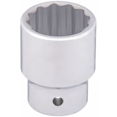WESTWARD Socket: Metric, 3/4 in Drive Size, 29 mm Socket Size, 12-Point, Std, Chrome - 3/4" Drive Hand Sockets