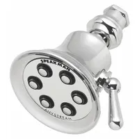 SPEAKMAN Fixed Showerhead: Retro S-2254, 1.75 gpm Fixed Showerhead Flow Rate, Brass, Multi (MPN S-2254-E175)