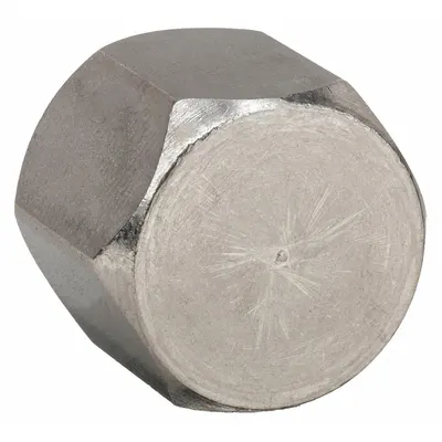 AIRWAY Cap: Stainless Steel, 1/2 in Fitting Size - Hydraulic Hose Caps