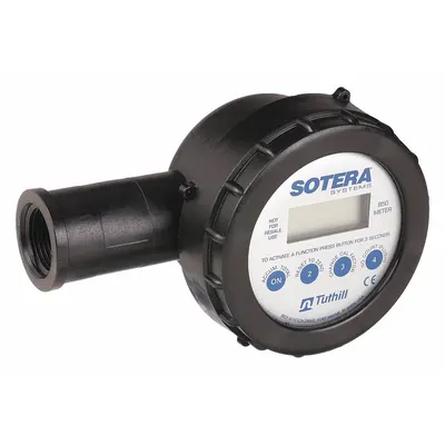 SOTERA Electronic Flowmeter: Digital Meter - Nutating Disc Totalizers for Chemicals