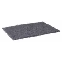 Medium-grade silicon carbide non-woven hand pad for blending and finishing all metals. Removes light scratches, oxidation, and surface imperfections without loading. Suitable for deburring, cleaning, and preparing metal surfaces for coating or welding