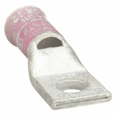BURNDY Compression Lug: 5/16 in Stud Size, 1/0 AWG – 1/0 AWG For Wire Sizes, Stranded Wire Type - One-Hole Compression Lugs