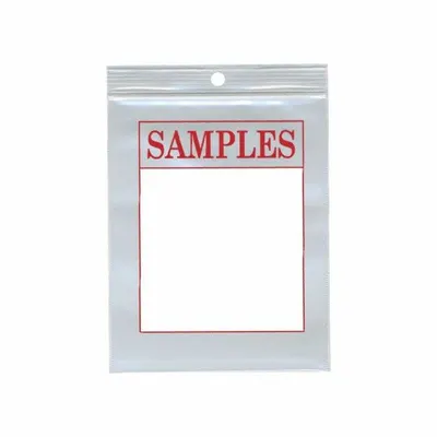 OEM Reclosable Bag: SAMPLES - Preprinted SAMPLES Poly Bags