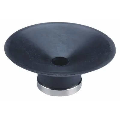 SMC Vacuum Pad: Flat, w/o Adapter, 40 mm Pad Dia, NBR, Black, 50A - Flat Type Automotive & Industrial Vacuum Pads