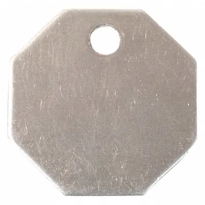 OEM Blank Tag: Stainless Steel - General Purpose Blank Valve Tags