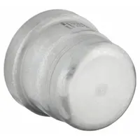 VIEGA MEGAPRESS Crimp Fitting Cap: 2 1/2 in Pipe Size, Press-fit, Steel, FKM, 3 9/32 in Overall Lg (MPN 26760)