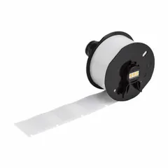 Vinyl precut label roll cartridge in blue on white, green on white, and red on white. Each label measures 1 1/4 in x 1 in. Designed for use with the Wraptor A6200 printer series and requires ribbon A62-R4300. Used for color-coded identification wrapping around cables, wires, or pipes.
