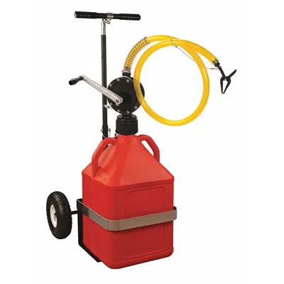 ACTION PUMP Hand Pump: Rotary, Pump with Hose & Spout, Bung, 10 oz per stroke, PPS - Rotary-Action Fuel Transfer Pumps