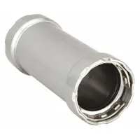 VIEGA MEGAPRESS Crimp Coupling Fitting: 1/2 in Pipe x 1/2 in Pipe Size, Press-fit x Press-fit, Steel (MPN 25070)