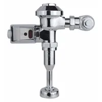 AMTC VALVE Automatic Flush Valve: Hybridflush, 0.1 gpf Gallons per Flush, Battery, Exposed, Top (MPN HSM-801-CU-18)