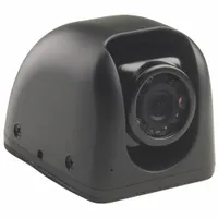12V DC backup camera with night vision function. Compatible with manufacturer model CAMSET56-AHD-NTSC2. Includes 2-year limited warranty. Used for rear visibility in commercial vehicles during reversing and low-light conditions