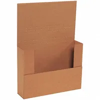 Mailer,Esy Fld,12-1/8" x 9-1/8" x 4",PK50: Kraft, 12 1/8 in Inside Lg, 4 in Inside Ht, 50 PK (MPN M2BKXLK)