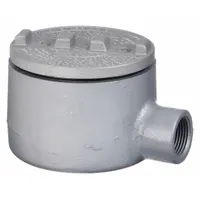Conduit Outlet Body: Iron, Triple Coat Epoxy Coating, GR, 3/4 in Trade Size, E Body, Threaded (MPN GRE75)