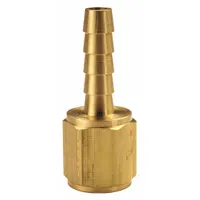 DIXON VALVE & COUPLING Barbed Hose Fitting: For 1/2 in Hose I.D., Hose Barb x NPTF, Male x Female (MPN 1040806C)