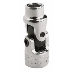 This 3/8" drive metric flex socket features an 18 mm, 6-point standard configuration and a chrome finish. It is designed for turning fasteners in tight or angled spaces where a standard socket cannot reach. Not tether capable.