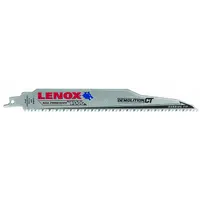 LENOX Reciprocating Saw Blade: 6 Teeth per Inch, 9 in Blade Lg, 0.05 in Blade Thick, Carbide, 5 PK (MPN 1832144)