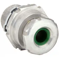 Enhanced Rating Cord Connector: Aluminum, 1/2 in MNPT, 0.26 in to 0.55 in, Silver (MPN TC050055)